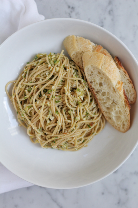 Healthy Whole Grain Pasta With Vegetable Pesto • Hip Foodie Mom