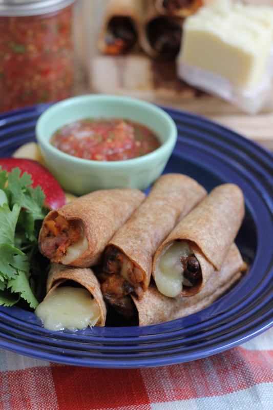 Baked Veggie Taquitos Hip Foodie Mom