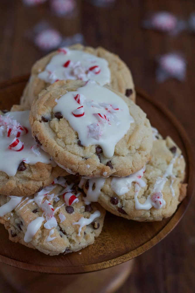 Double Peppermint Chocolate Chip Cookies • Hip Foodie Mom