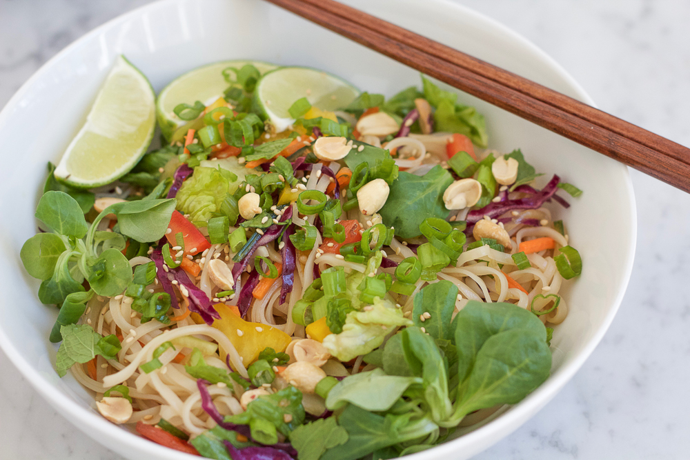 Spicy Korean Noodle Salad • Hip Foodie Mom