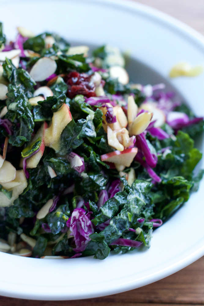 Crunchy Kale Salad • Hip Foodie Mom