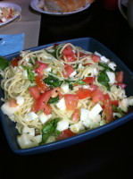 Spaghetti Alla Caprese and Parmesan Fish Sticks (Great for Kids!)
