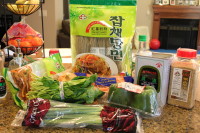 Korean Stir Fried Noodles (Chapchae) Recipe