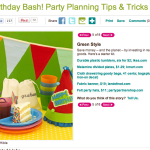 Kid's Birthday Party Ideas!