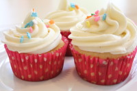 Simple Vanilla Frosting for Cupcakes