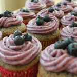 Blueberry Cupcakes with Blueberry Cream Cheese Frosting
