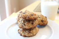 Banana Chocolate Chip Cookies!!