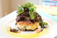 Special Pot Roast with Risotto Cakes