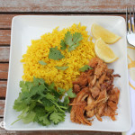 Slow Cooker BBQ Thai Chicken & Golden Rice