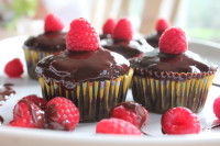 Chocolate Raspberry Cupcakes