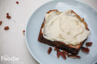 Best Banana Bread with Cream Cheese Frosting