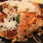 Cajun Chicken Stuffed with Mozzarella Cheese & Spinach