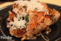 Cajun Chicken Stuffed with Mozzarella Cheese & Spinach