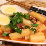Korean Food: Dukboki - Korean Rice Cake in Red Pepper Sauce