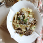 Pappardelle with Mushrooms