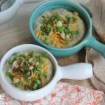 Healthier, Less Loaded Potato Soup!
