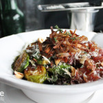 Brown Butter Brussels Sprouts with Pancetta and Crispy Shallots for #SundaySupper