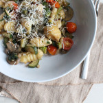 Homemade Ricotta Gnocchi with Vegetables