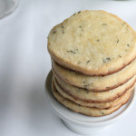 Lemon Ginger Thyme Shortbread Cookies