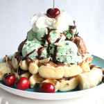 The Ultimate Waffle Sundae.