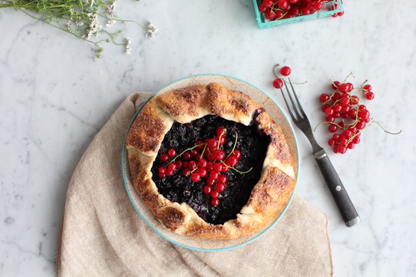 celebrating summer with mini berry galettes