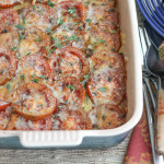 Tomato and Scalloped Potato Gratin