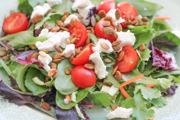 Goat Cheese Salad_upclose | HipFoodieMom.com