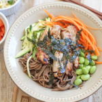 Soba Noodles with Marinated Chicken + A Stubb's BBQ Giveaway!