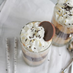 Peanut Butter Chocolate Mousse Parfait for #chocPBday