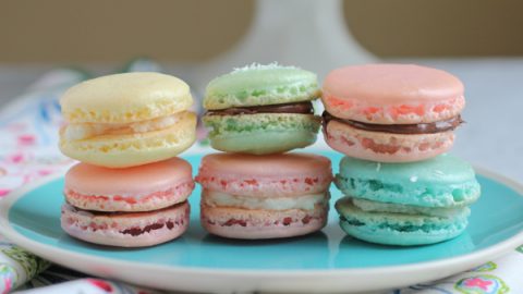 Miniature Macarons-for-Two High Top store Table