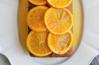 Strawberry and Orange Quick Bread with Candied Orange Marmalade