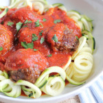 Zucchini Noodles with Meatballs