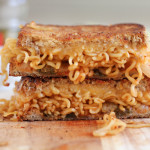 Kimchi Ramen Grilled Cheese Sandwich