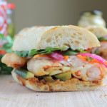 Shrimp Tempura Banh Mi Sandwich