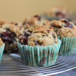 Cherry Chocolate Hazelnut Muffins for #TwelveLoaves