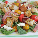 Panzanella Salad with Salami