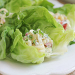 Mac and Cheese Salad Lettuce Cups