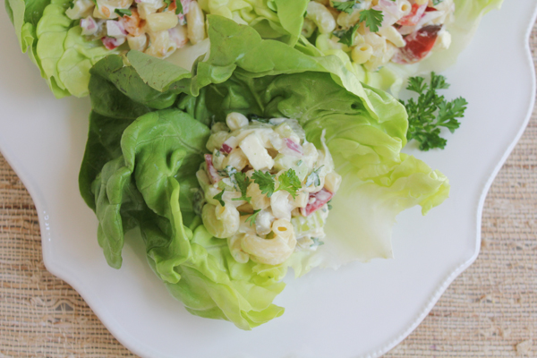 Mac and Cheese Lettuce Cups2