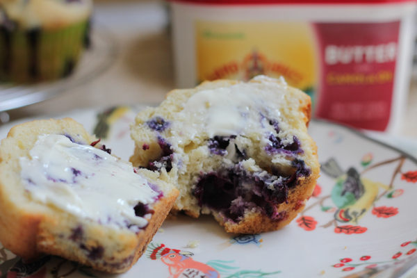 Blueberry Muffins with LAND O LAKES Butter3