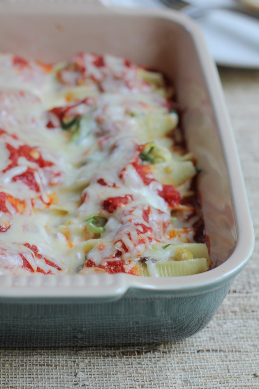 This recipe is a family favorite! I love making this in the summer when zucchini is in season and everywhere! My kids just gobble this down and don't even realize it&rsquo;s packed with vegetables! Give my Zucchini and Mushroom Stuffed Pasta Shells a try! 