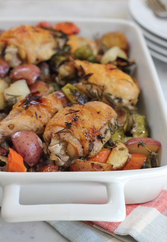 Satisfying Meals - One Pan Roast Chicken with Root Vegetables - Hip ...