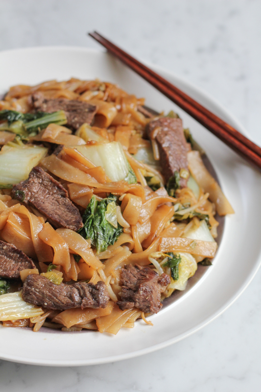 Quick Easy Beef Chow Fun With Boneless Short Rib Hip Foodie Mom