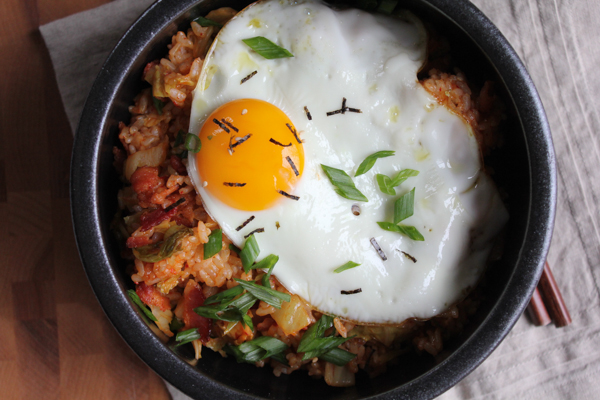 How To Make Kimchi Fried Rice bowls