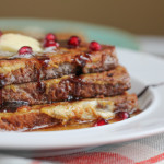 French Toast with Pomegranate Molasses