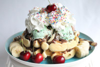 Ultimate Waffle Sundae for Leslie Knope