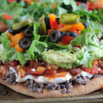 7 Layer Dip Flatbread