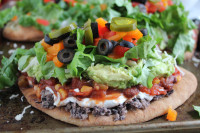 7 Layer Dip Flatbread