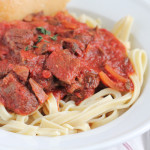 Fettuccine with Slow Cooker Bolognese