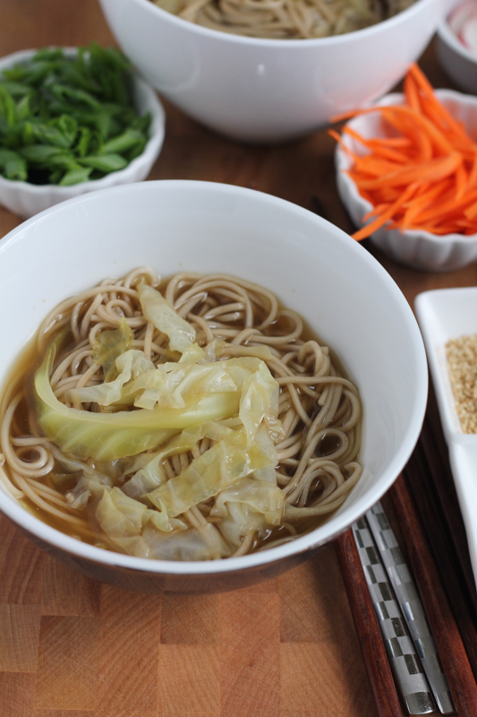 Asian Soba Noodle Broth Bowls for #SundaySupper • Hip Foodie Mom