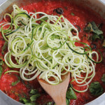 Zucchini Noodles with Puttanesca Sauce